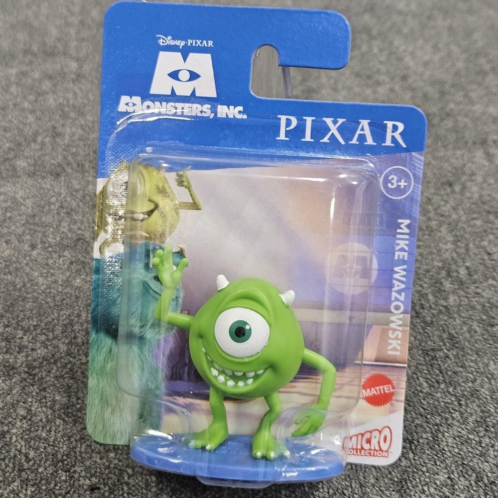 NEW Sealed Monsters Inc. Disney Pixar Mattel Micro Collection Mike Wazowski